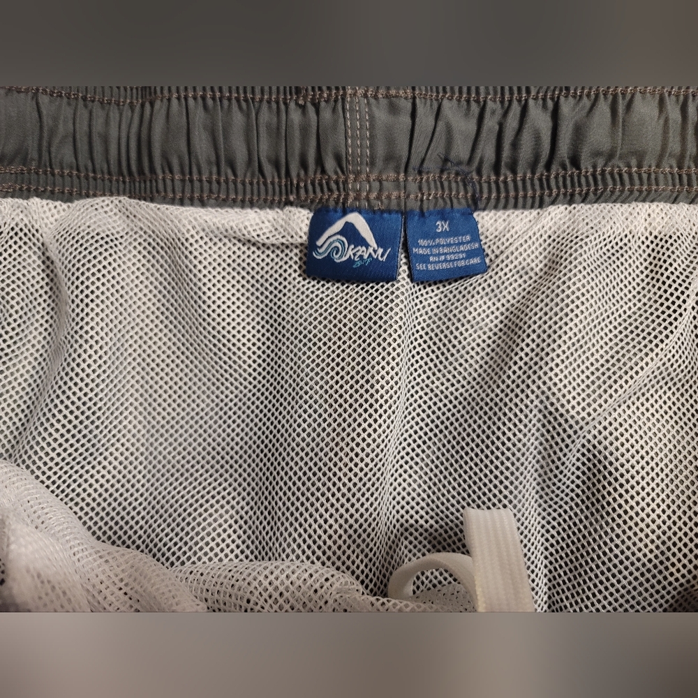 NWT KANU Surf HAVANA mens Swim Trunks 5.5 To 7 Inseam - Picture 9 of 12